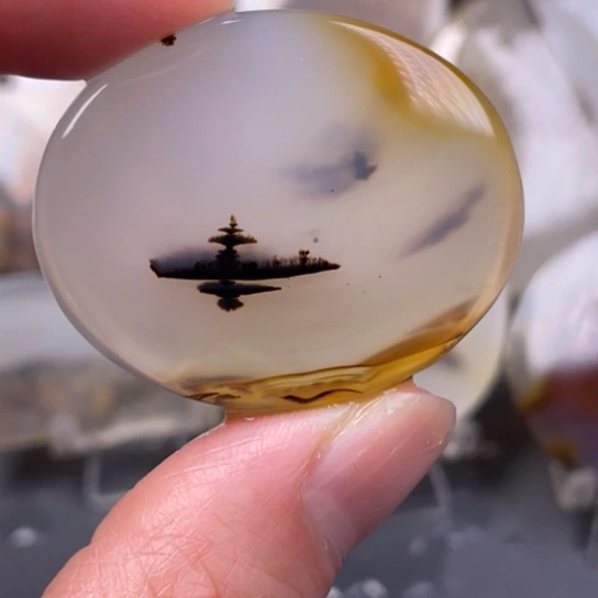 玛瑙/玉髓吊坠(不含链)未镶嵌