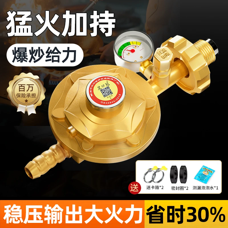 自闭阀燃气专用防爆新国标煤气减压阀液化气调压阀安全自动关闭