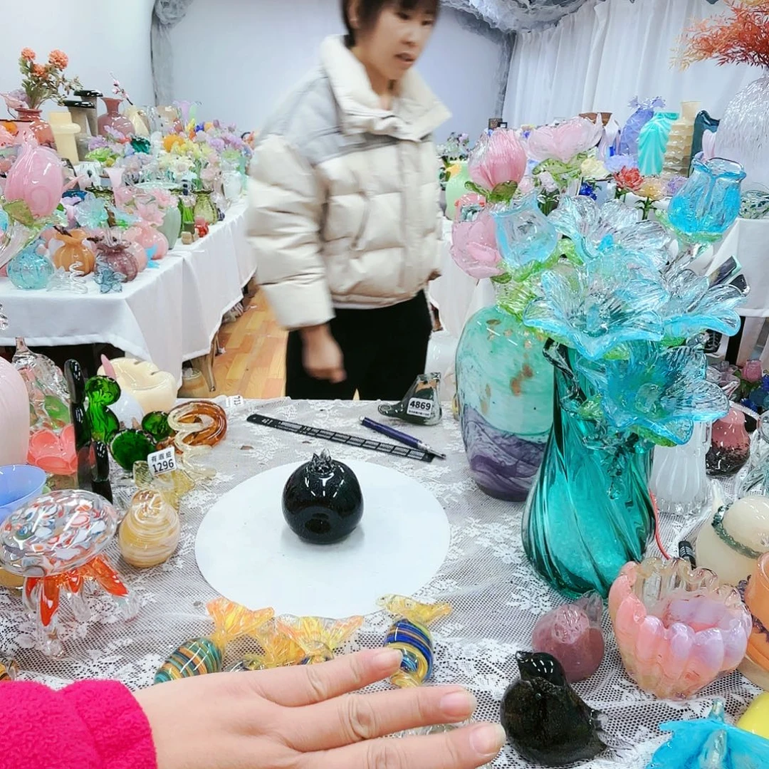 福利不退不换琉璃花瓶艺术品