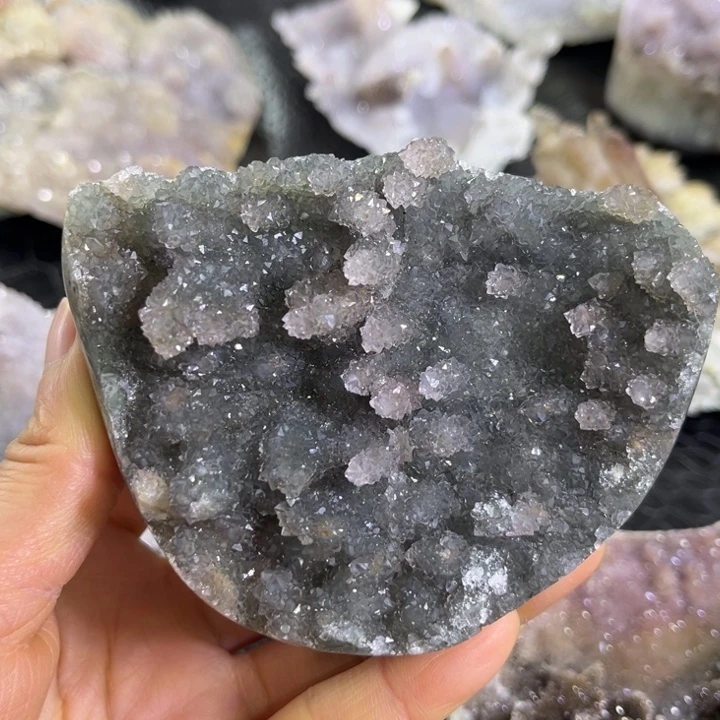 未镶嵌珠宝半成品水晶双彩森林