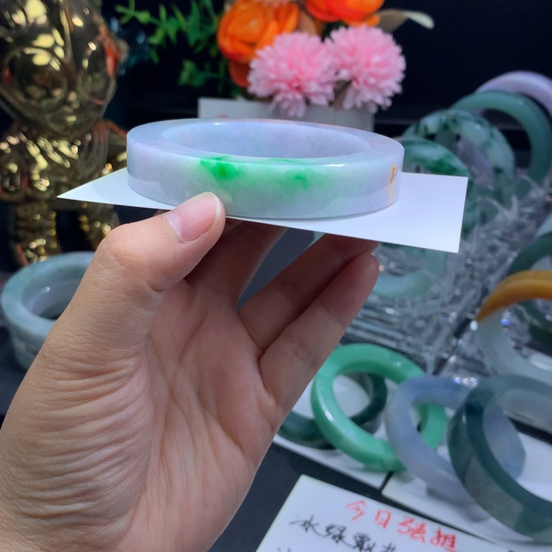 定制翡翠未镶嵌天然缅甸翡翠缅甸a货翡翠手镯