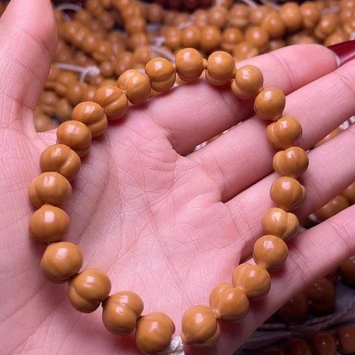 j***1猴头核桃手串11尺寸镜面柯基屁桃手持全品无暇