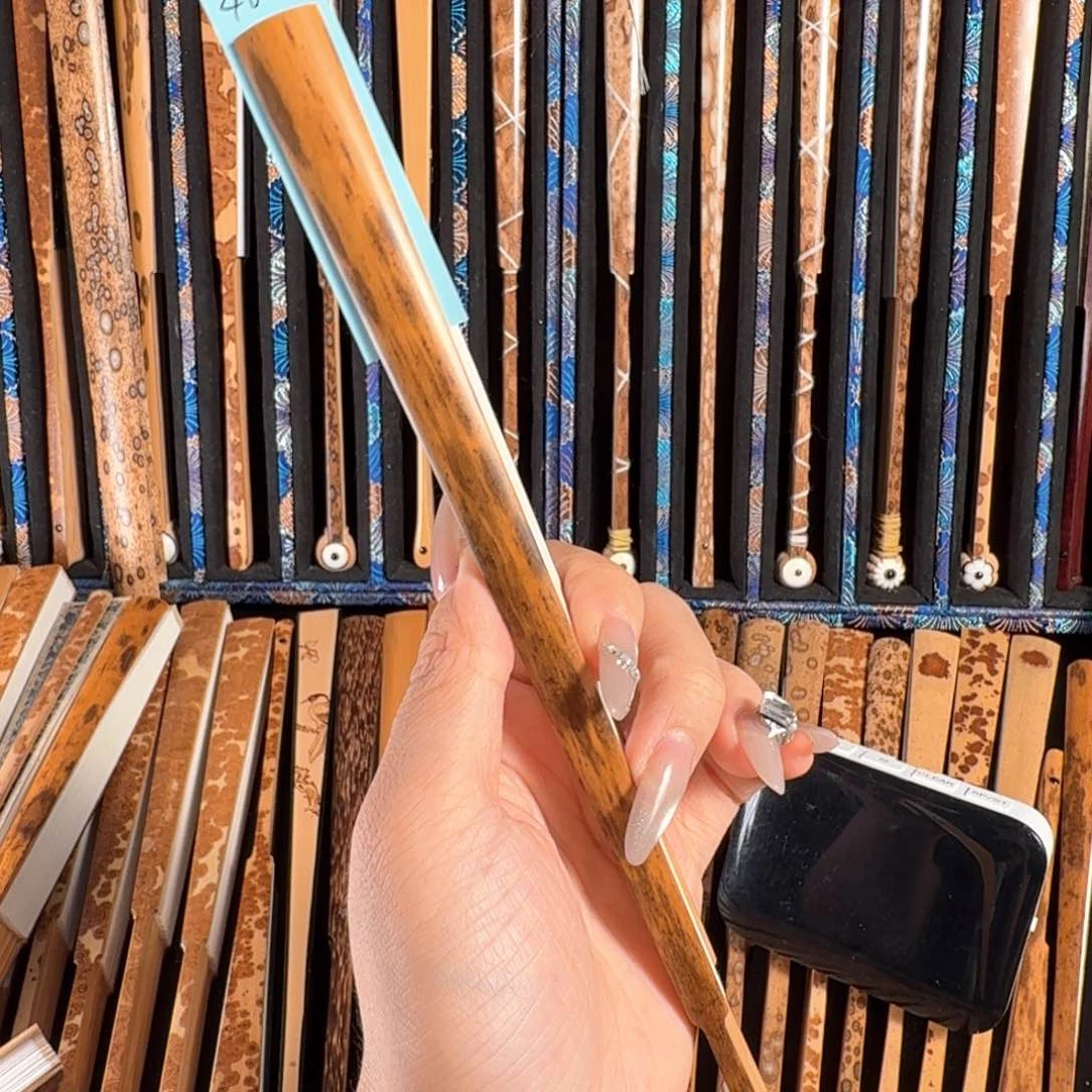 W***l扇子兵哥扇艺斑竹折扇