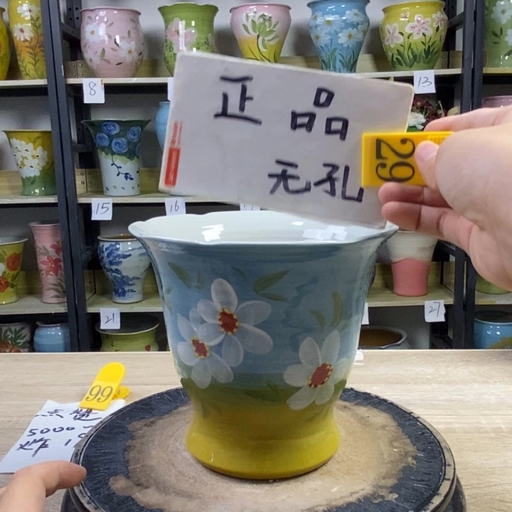 景德镇高温陶瓷花盆
