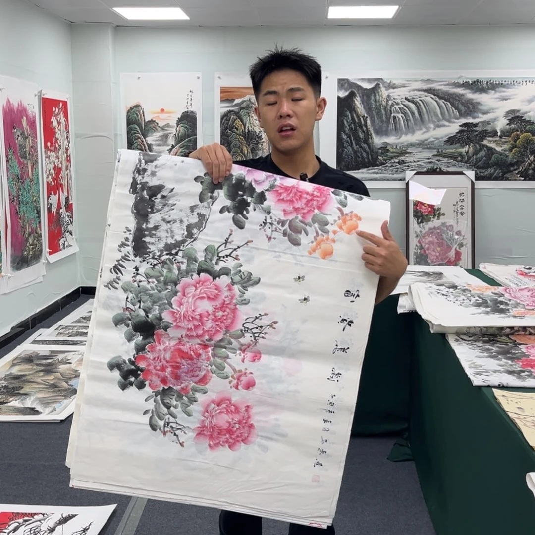 国画宣纸国画纯手绘作品