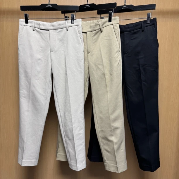 【1986高定】费萨出品863定制长绒棉质感时尚百搭男士直筒休闲裤