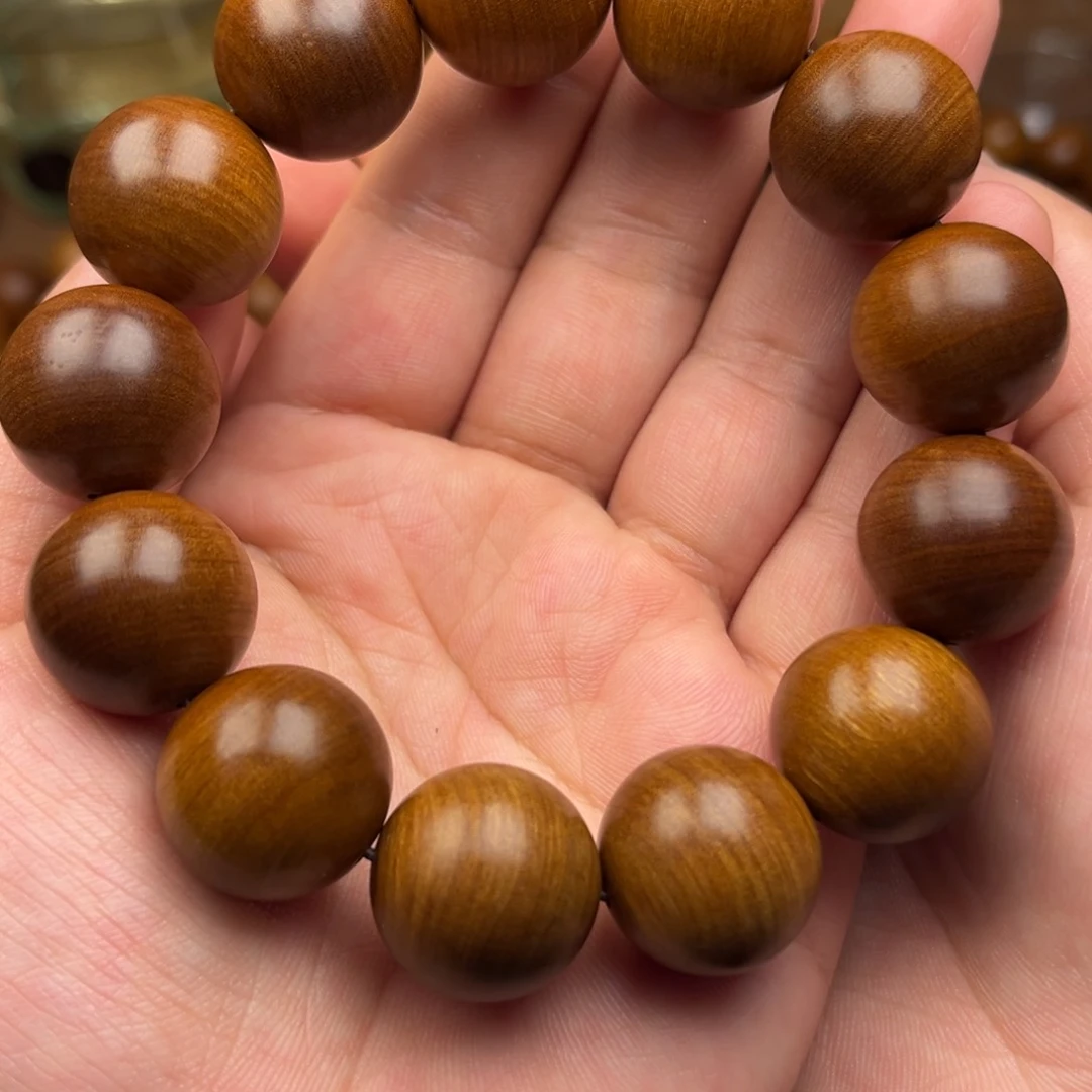 檀香木老山檀18圆珠单圈