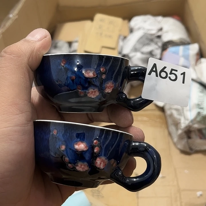瓷片茶摆件工艺品摆件666