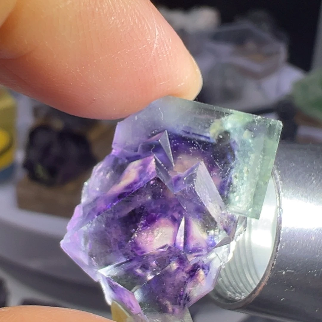 石材内蒙幻影萤石