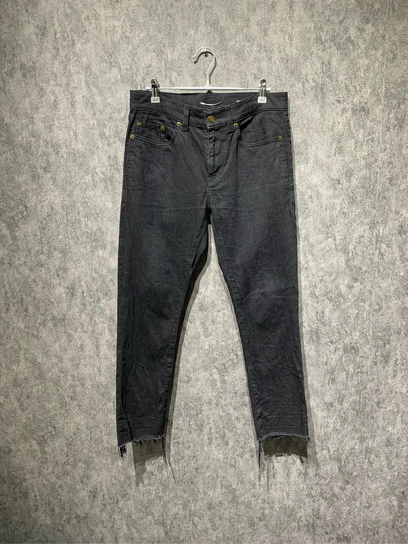 99新  【Saint Laurent】流体裤腿牛仔裤/29码/Y6844666