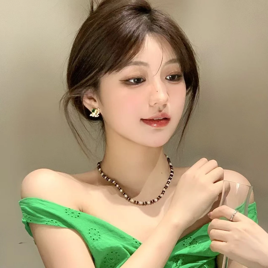 FULL GIRLISH耳环01369轻奢银杏宫廷耳钉耳饰