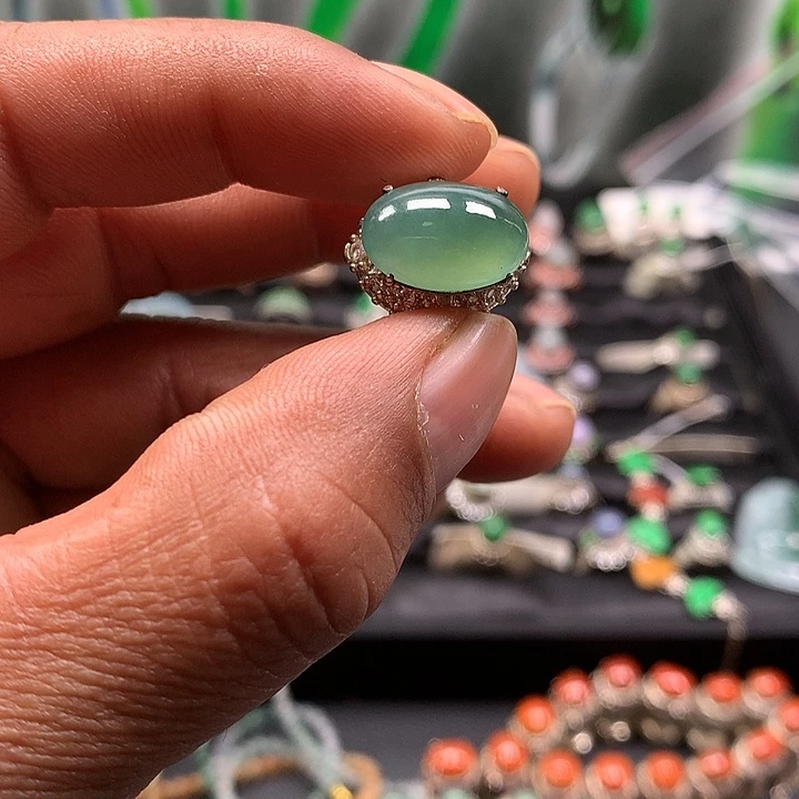 翡翠裸石缅甸天然A货翡翠