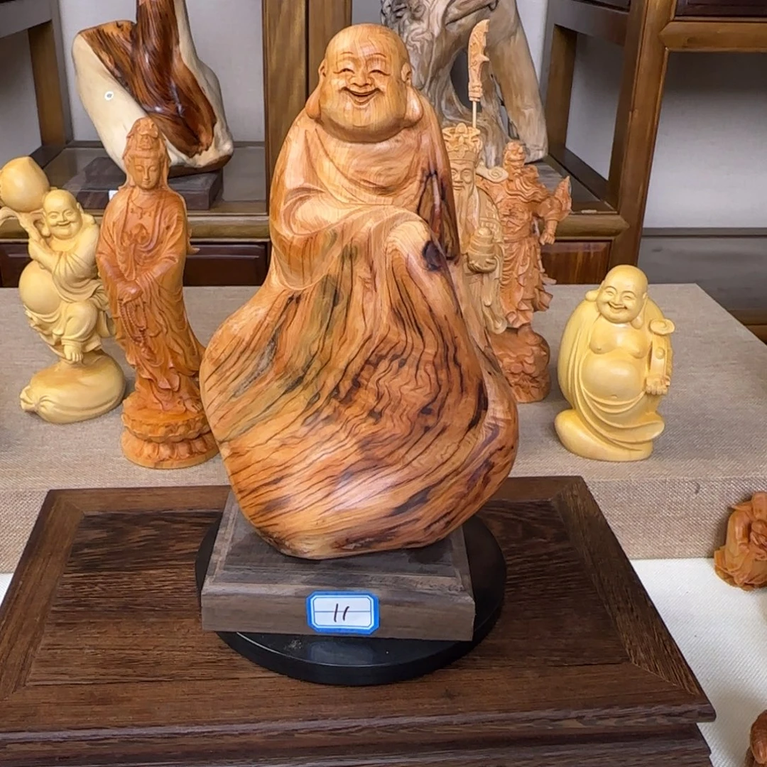 崖柏小木匠艺雕一物一拍