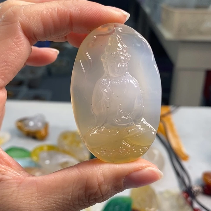 玛瑙/玉髓吊坠(不含链)未镶嵌