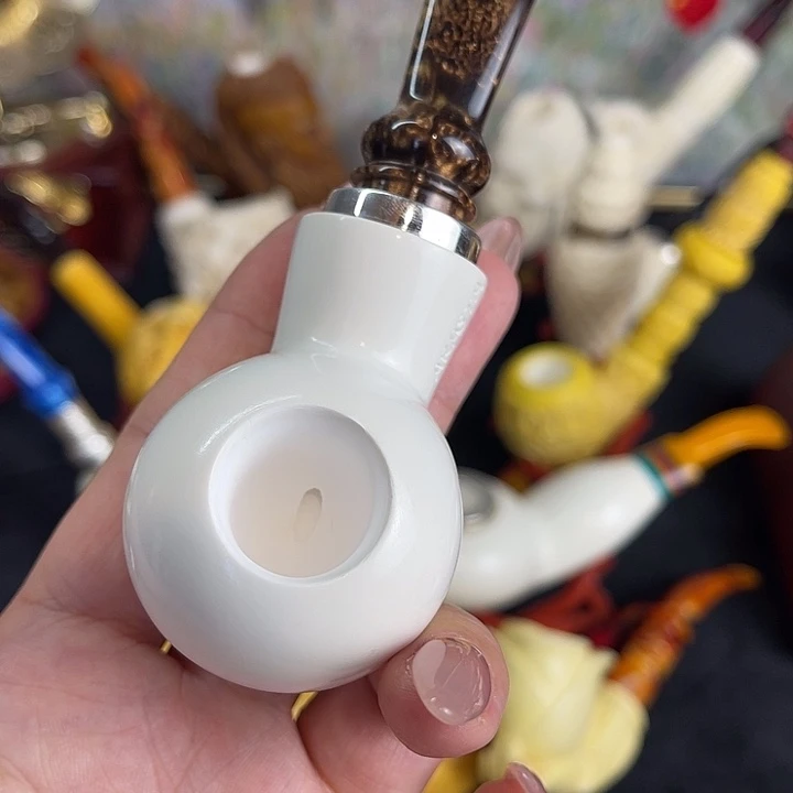 海泡石烟斗小号空腔苹果特价