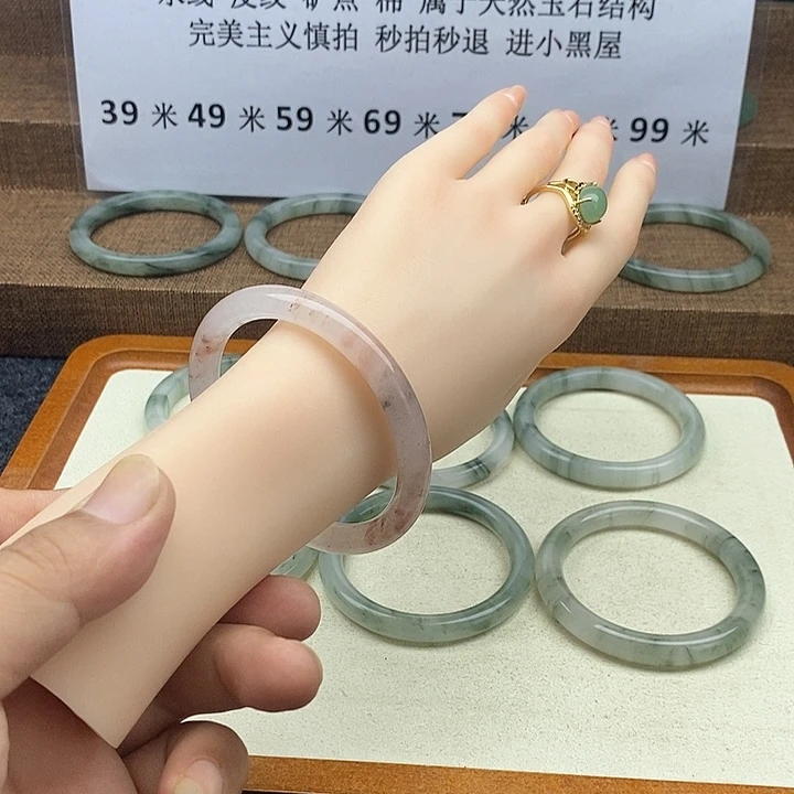 未镶嵌手镯石英质玉2087