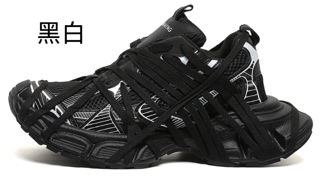 蜘蛛侠2025新款老爹鞋绑带洋气百搭情侣鞋百搭好看