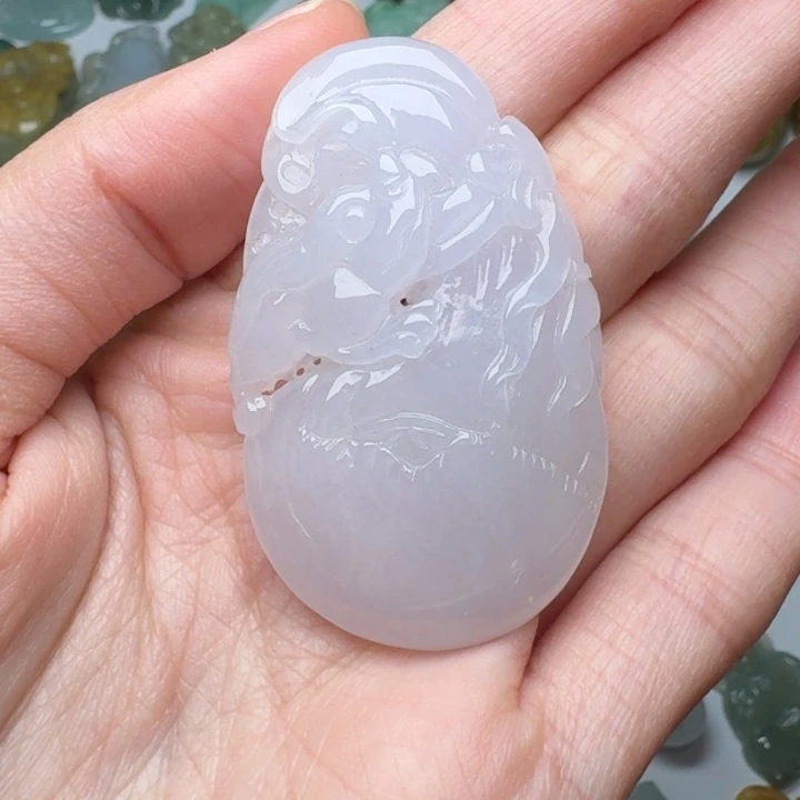 翡翠未镶嵌颈饰吊坠