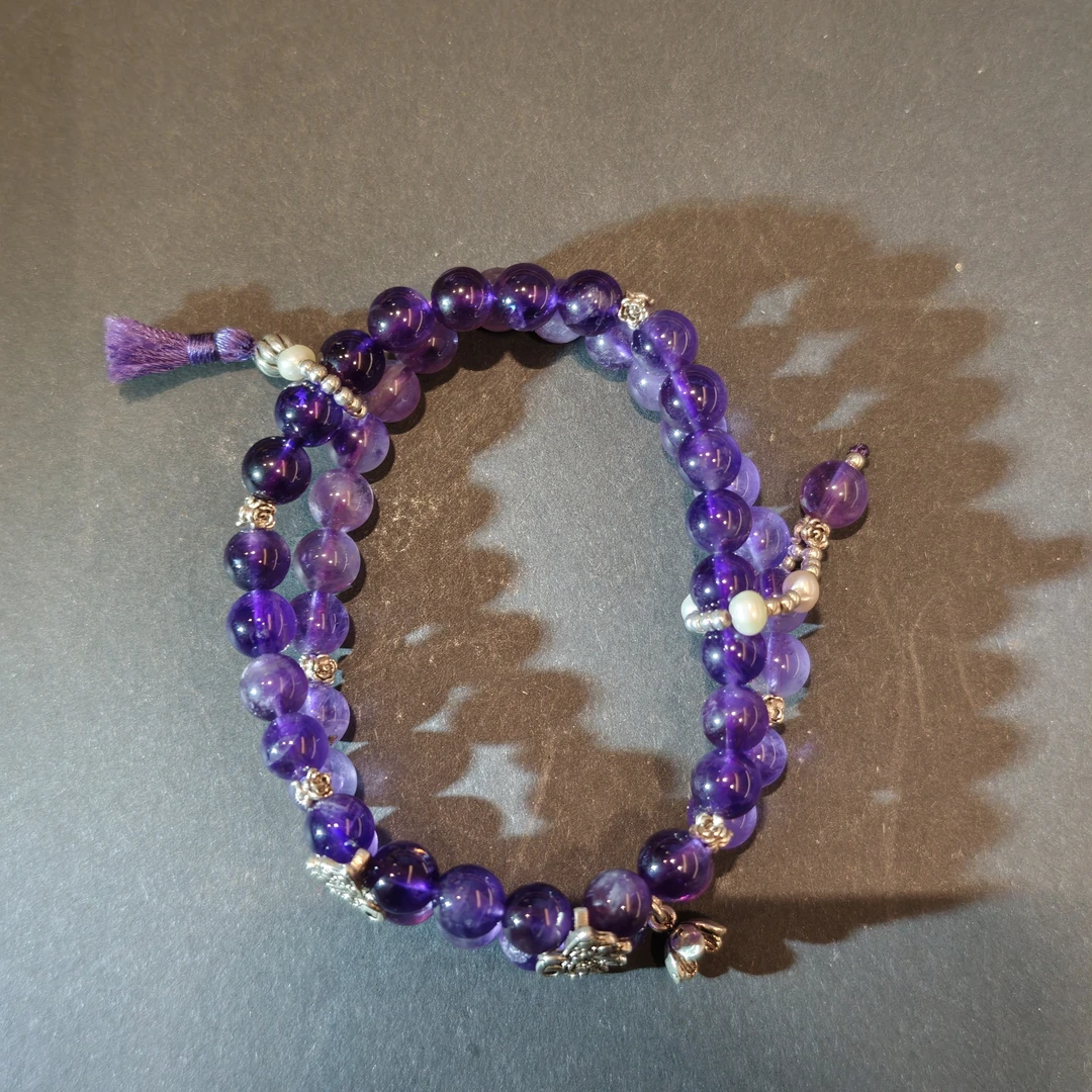7-8mm紫水晶手串