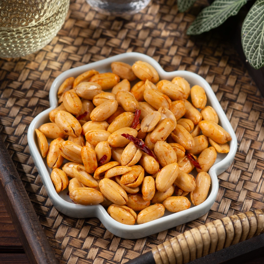 【净含量500克】琨航酒香花生香酥脆下酒花生五香椒香辣熟食零食