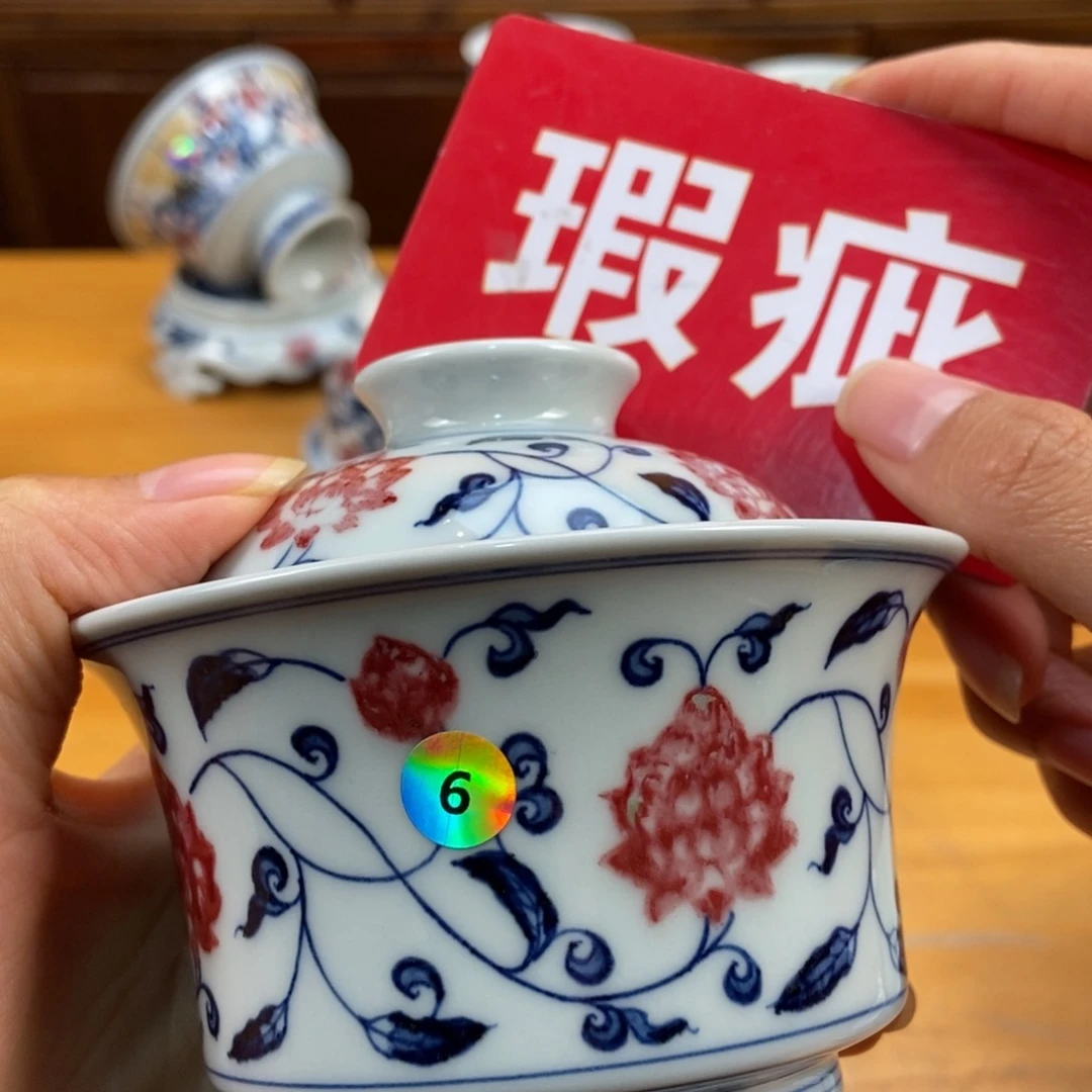 手绘现代茶具非古董