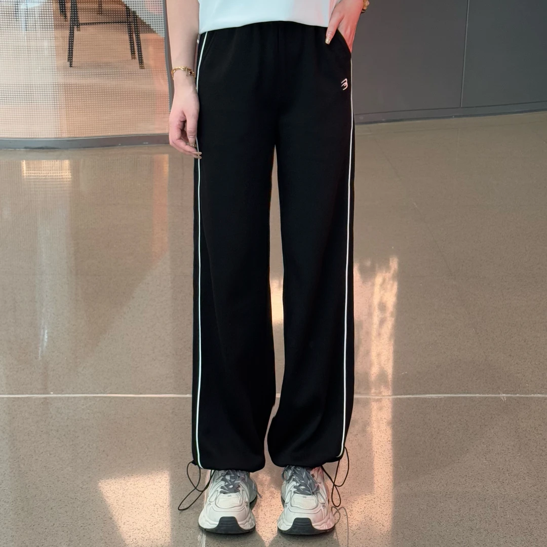 宿慕SUMU 女款直筒卫裤 3-21春季2025新款百搭时尚休闲裤M00050