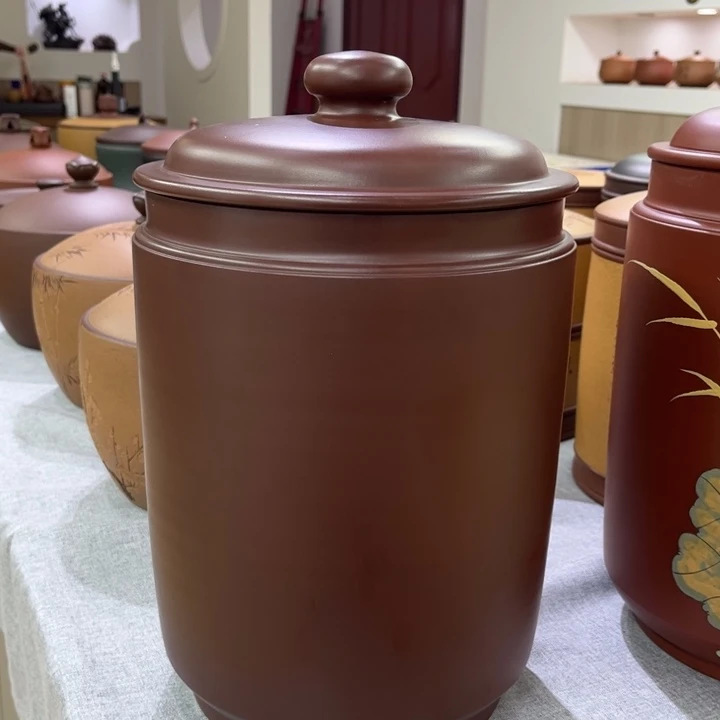剡***光紫砂茶叶罐精品紫砂茶叶罐福利专场