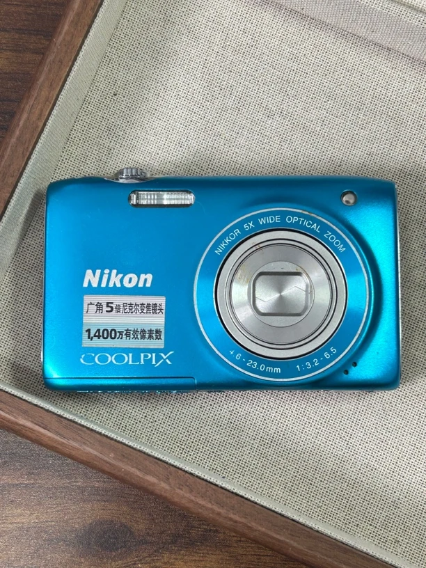9新 Nikon/尼康 s3100 蓝色 1400w像素高清ccd数码相机