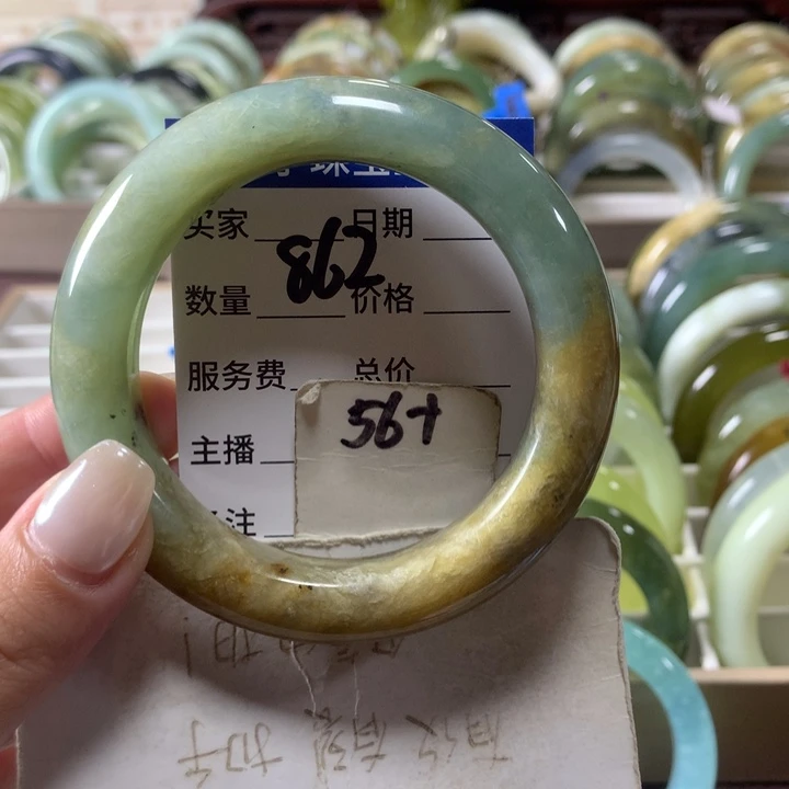 未镶嵌蛇纹石玉手镯862