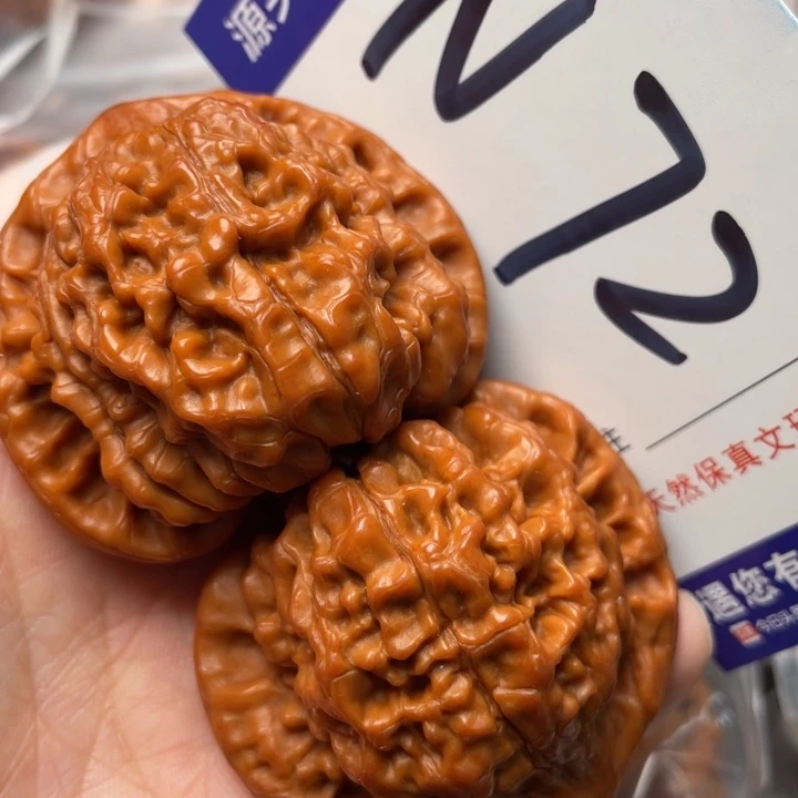 文玩核桃把件官帽47尺