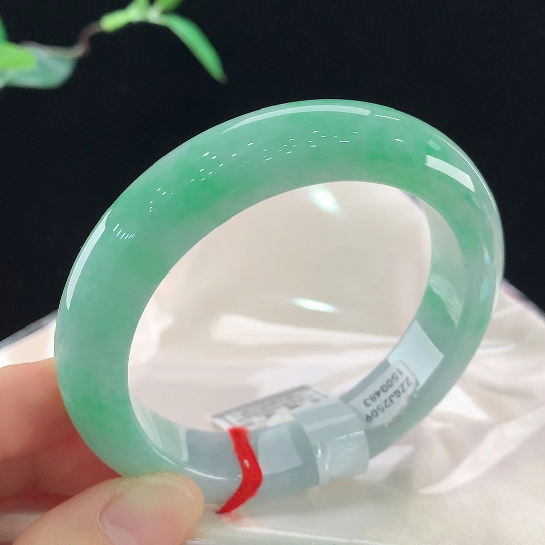 翡翠未镶嵌手镯0483