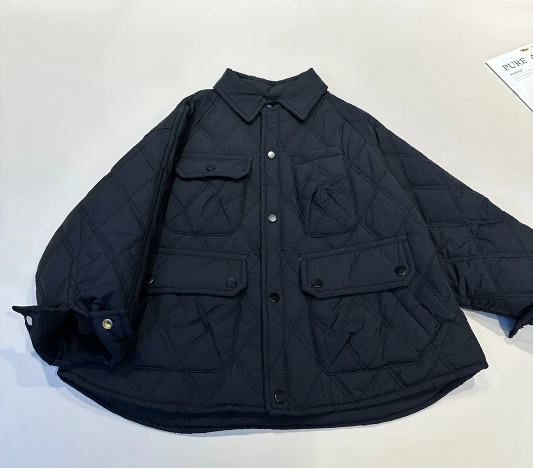 儿童冬装韩范加棉加厚衬衣中大童保暖衬衫开衫外套   88048