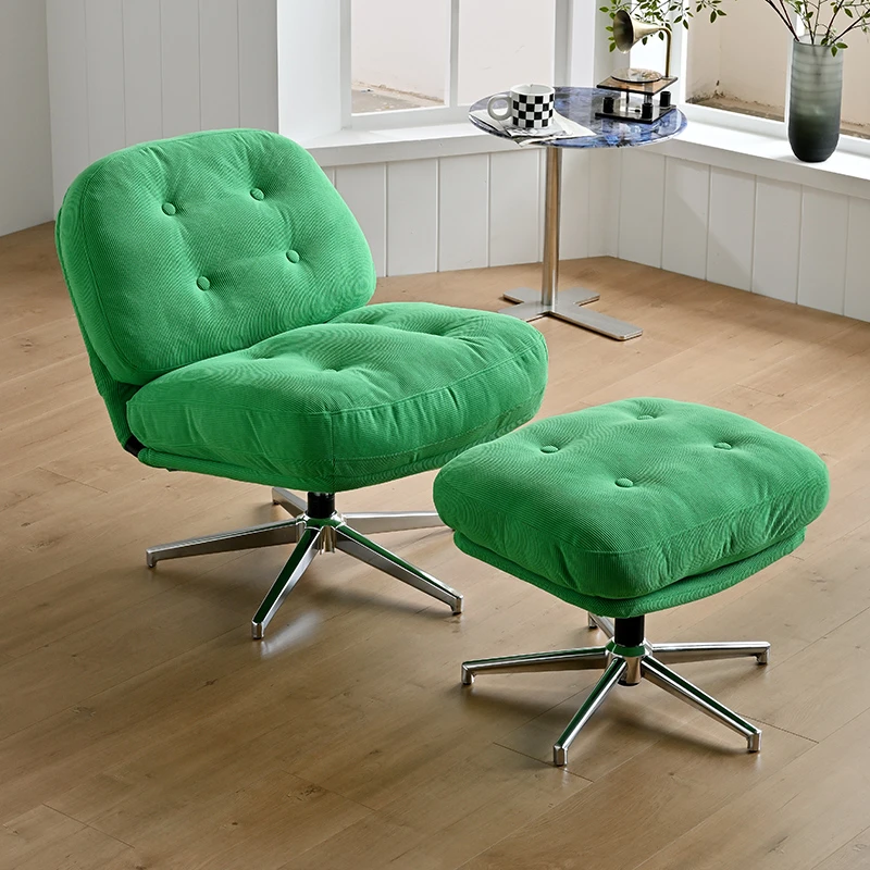 杜威林格单人沙发椅北欧小户型客厅阳台设计师旋转懒人沙发休闲椅