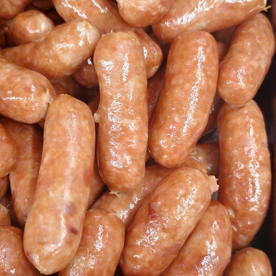 无添加自制火山石烤肠