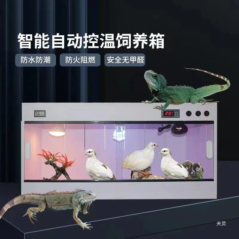趣味龟宠推荐pvc爬箱爬宠饲养箱乌龟陆龟宠物恒温箱加温保温箱