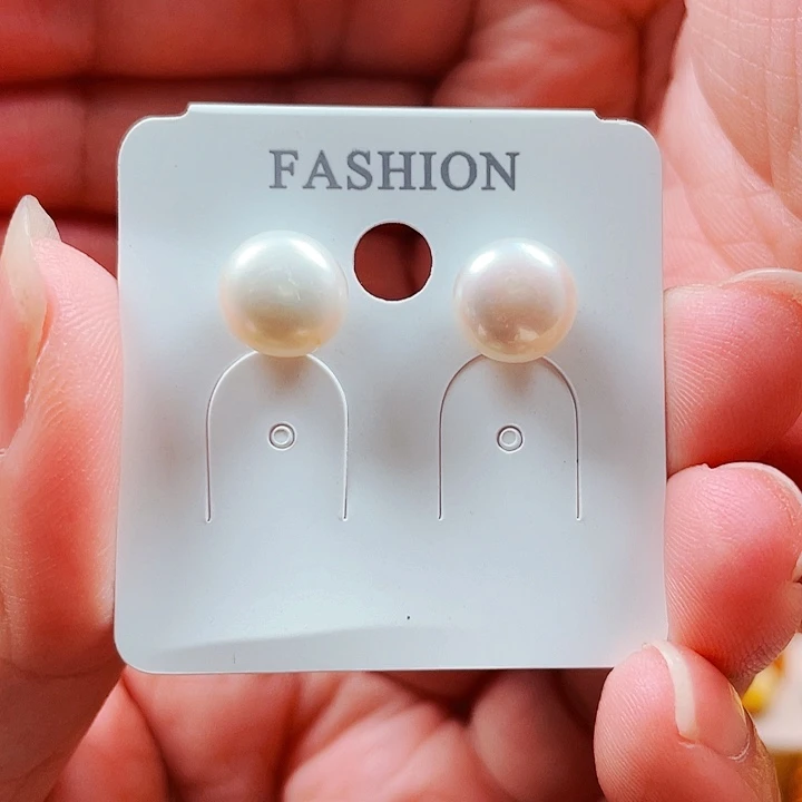 银S925镶嵌颈饰琥珀耳钉