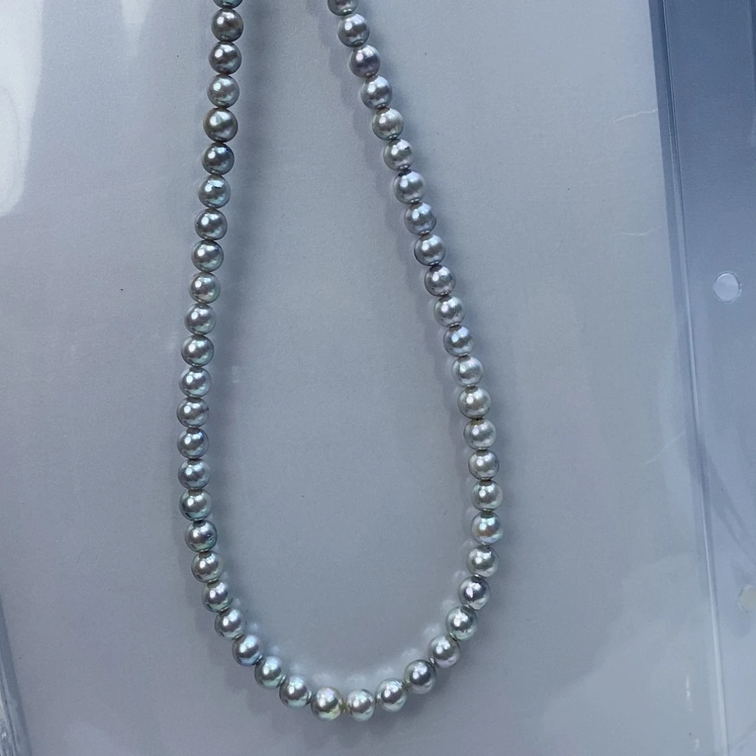 海水珍珠颈饰银S925镶嵌