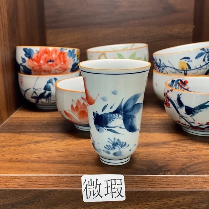 釉下老陶泥手工绘制