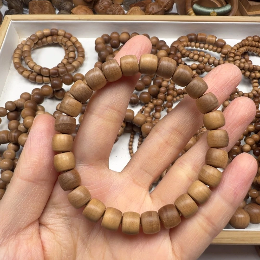 檀香木直切珠老山檀