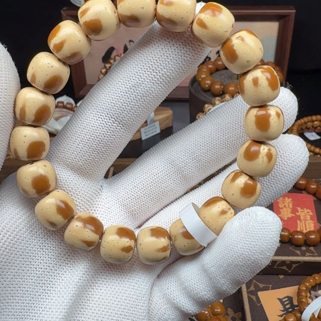 紫金鼠手串Jl47半实心老型花皮11mmD