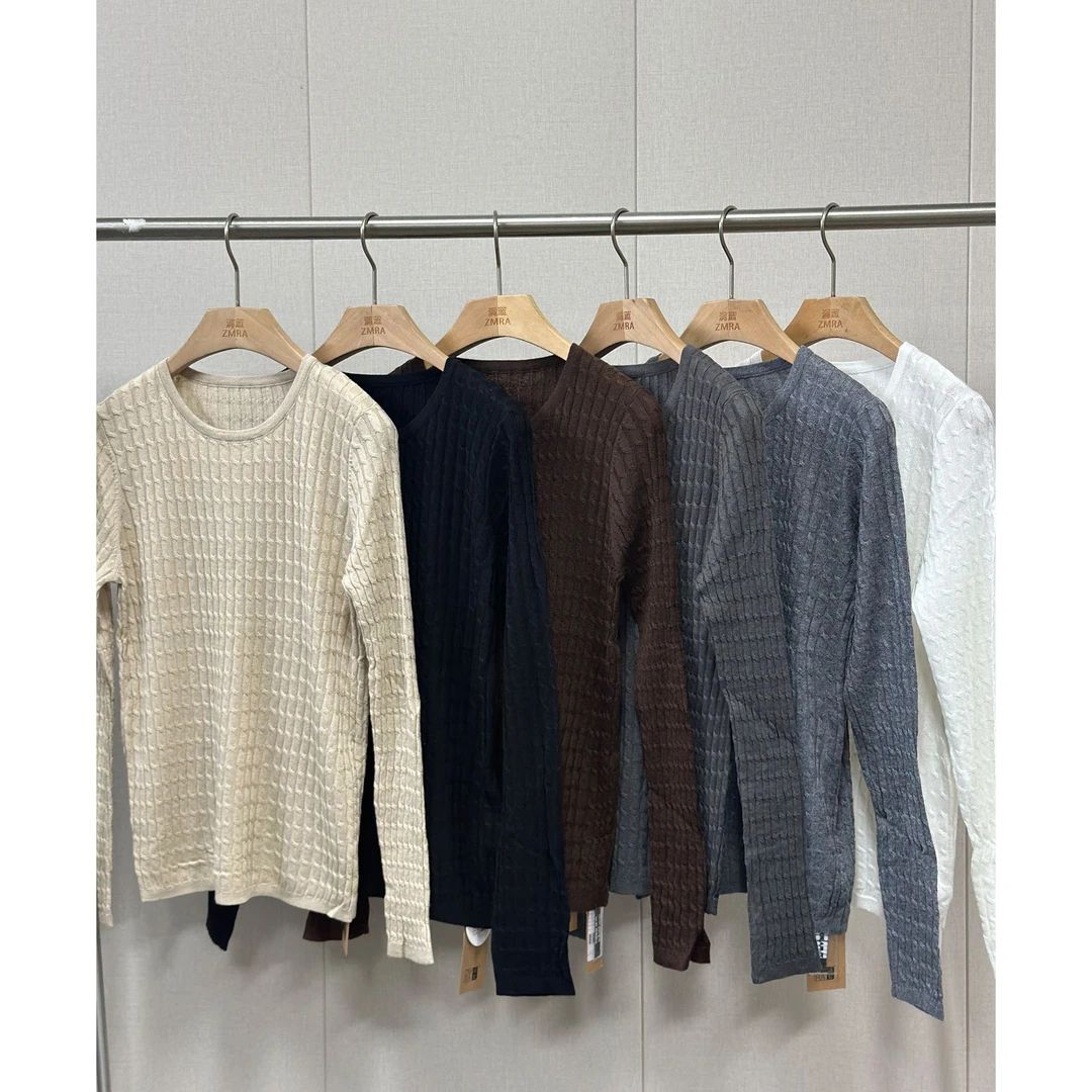 86800秋冬圆领时尚简约百搭打底衫