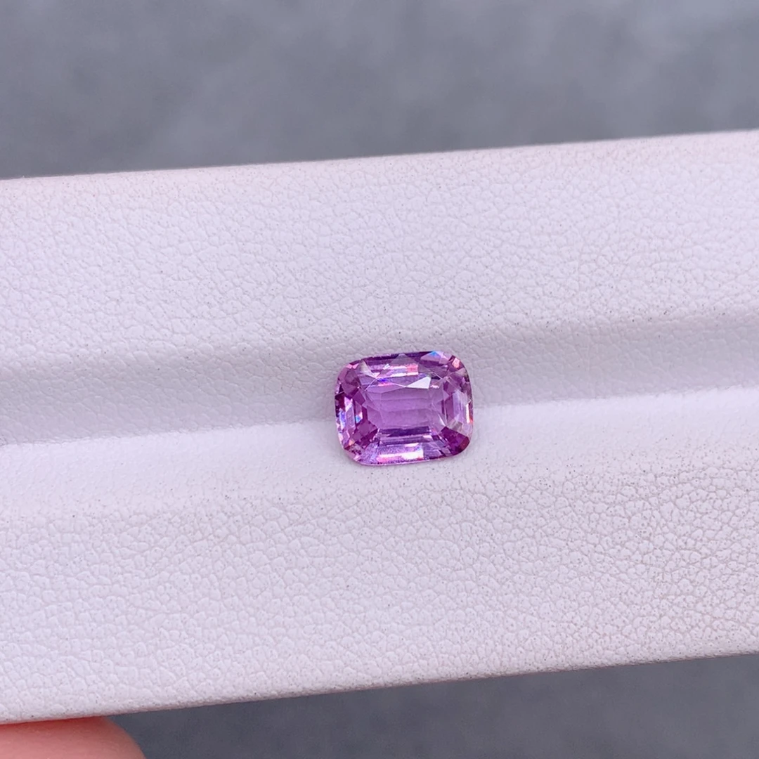 蓝宝石裸石2.02克拉无烧紫蓝宝