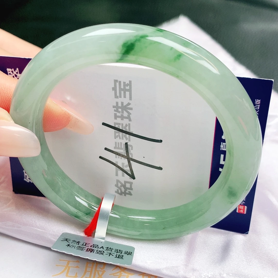 翡翠未镶嵌手镯缅甸天然a货翡翠手镯