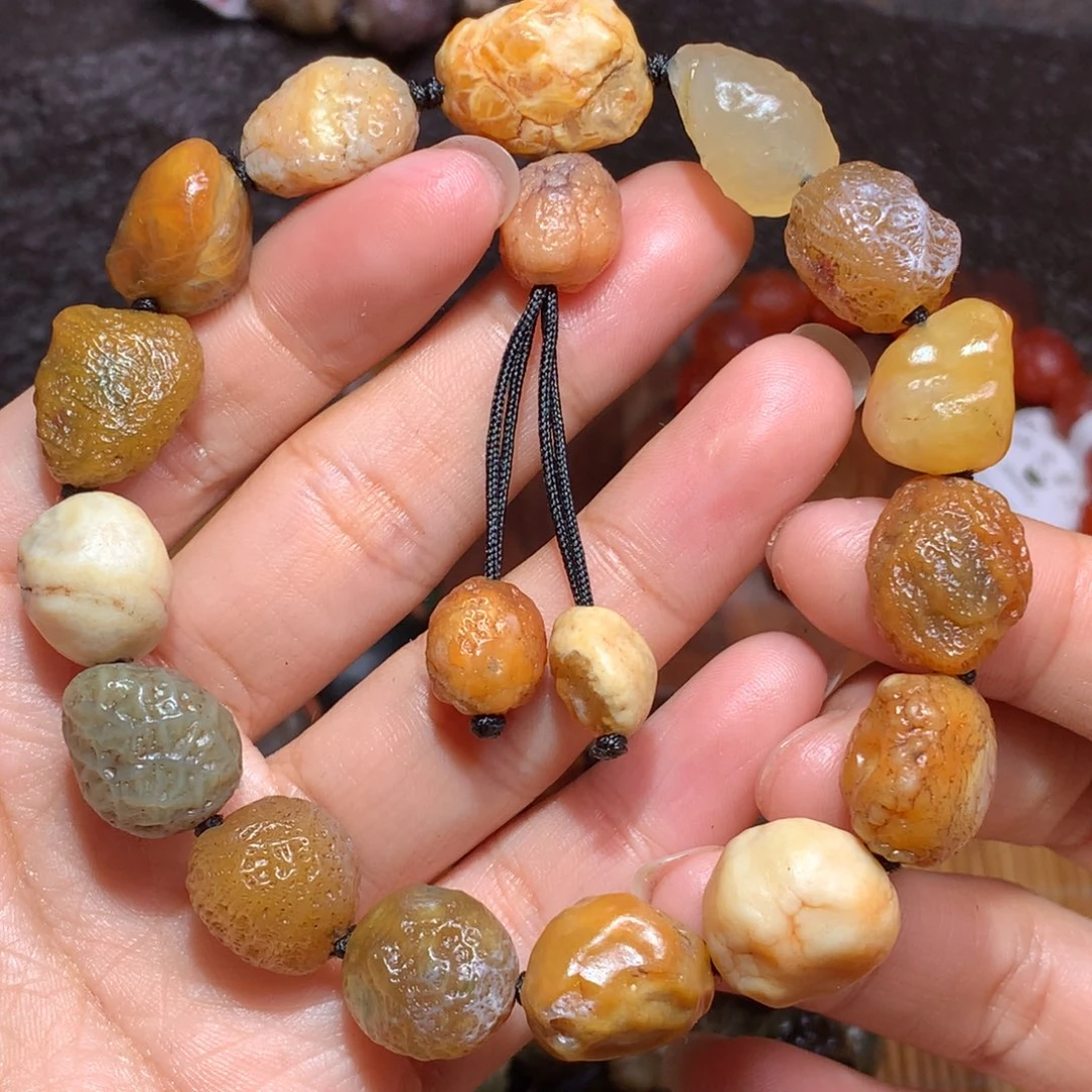 未镶嵌玛瑙/玉髓珠宝半成品