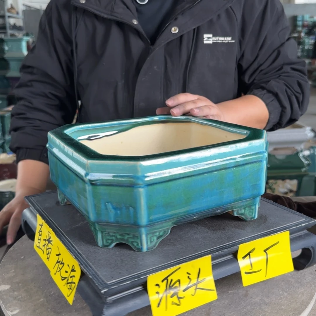 陶。一风堂石湾花盆 瑕疵 高温裂 收缩