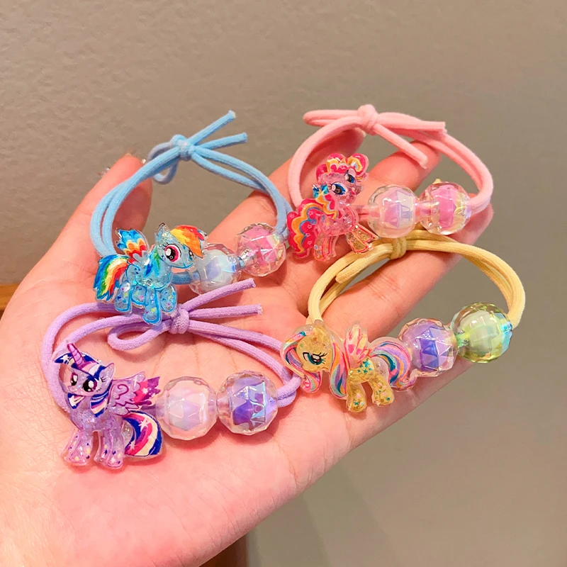 儿童卡通高马尾发圈皮筋女孩扎辫子头绳女童宝宝可爱宝莉发绳发饰