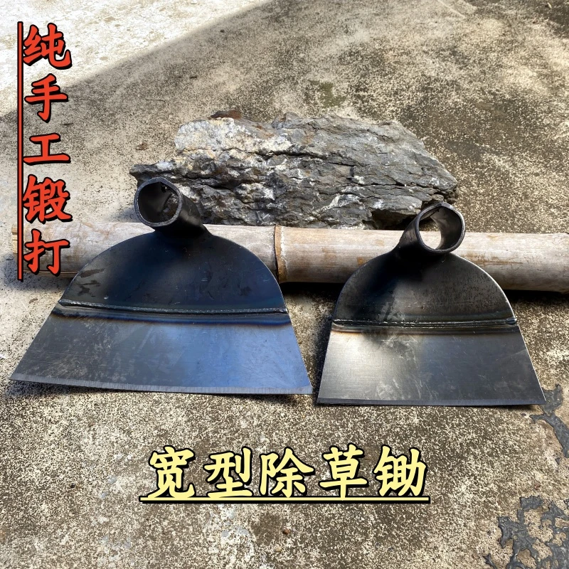 耐用型农用长柄大号铁制锄头户外除草翻土开荒多功能工具