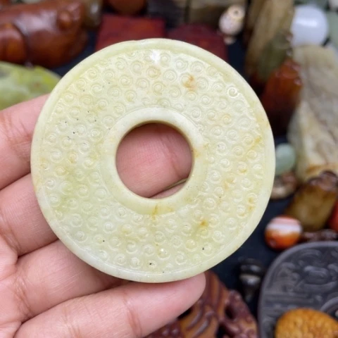 蛇纹石玉未镶嵌颈饰66
