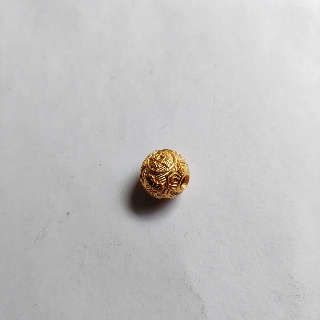 金元宝足金999貔貅珠子首饰