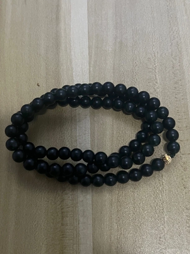 纯天然A货翡翠珠链（卡8）